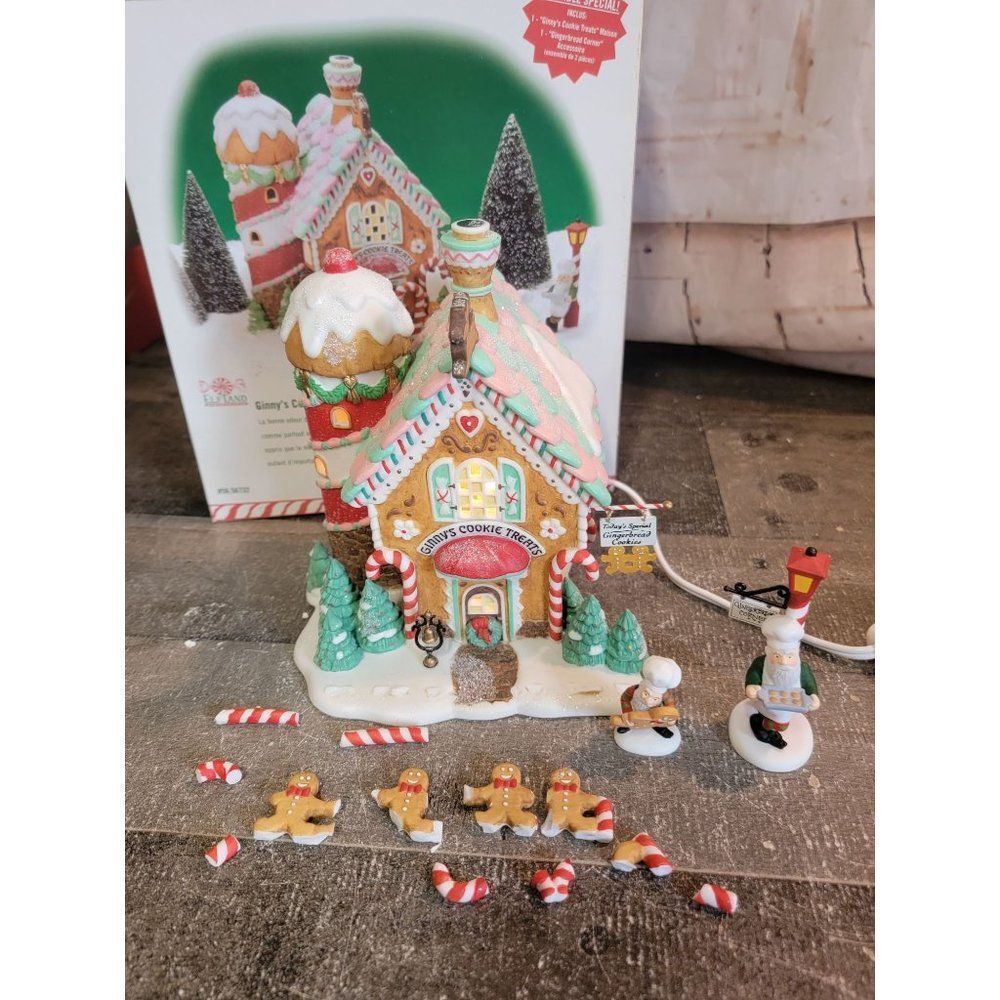 Dept 56 AS IS Ginny's‎ cookie treats set 56732 Village accessory Xmas decor